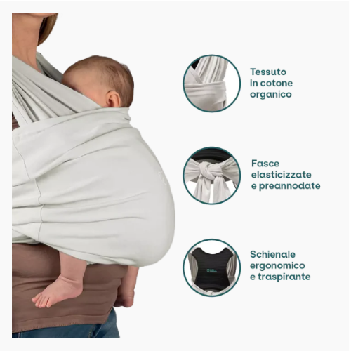 Koala Cuddle Band - Light Grey