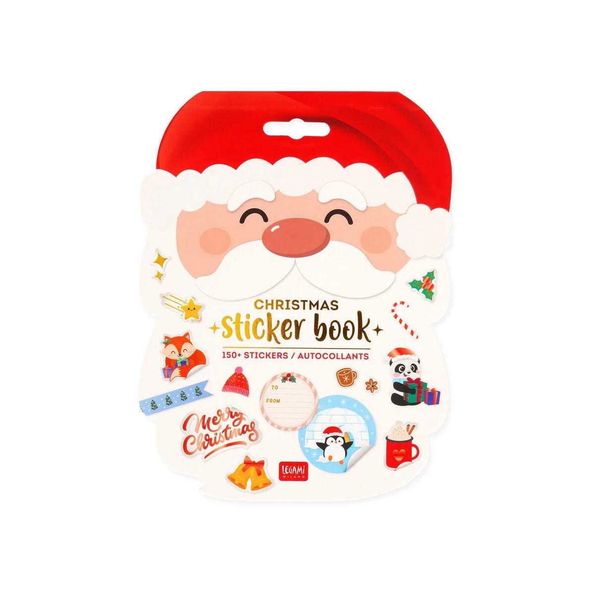 SET OF 150+ CHRISTMAS STICKERS - STICKER BOOK - SANTA CLAUS