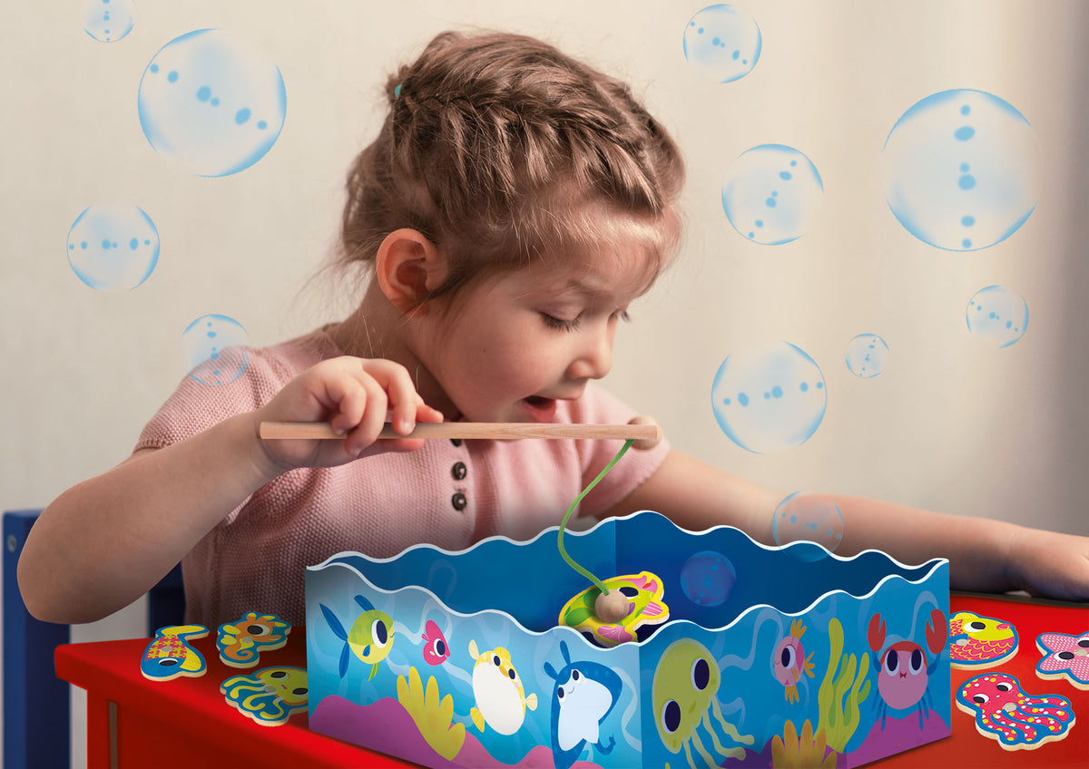 MONTESSORI BABY LEGNO FISH FUN 98354