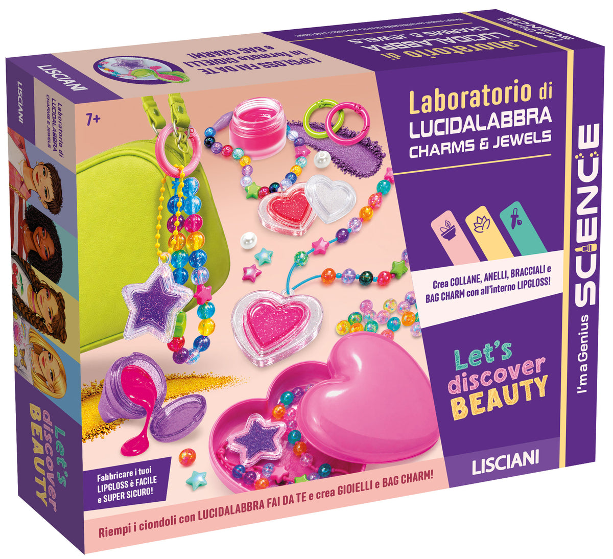 LISCIANI I'M A  GENIUS LUCIDALABBRA CHARMS JEWELS 119615