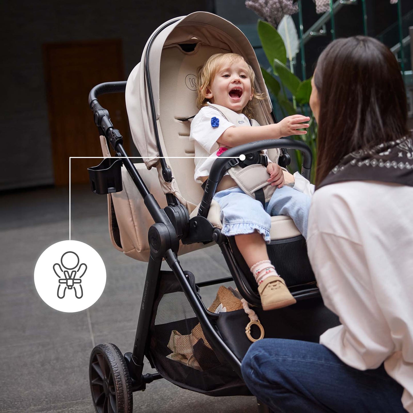 KINDERKRAFT PASSEGGINO 2IN1 VESTO2 + ENDURA SAFE MODULAR SYSTEM