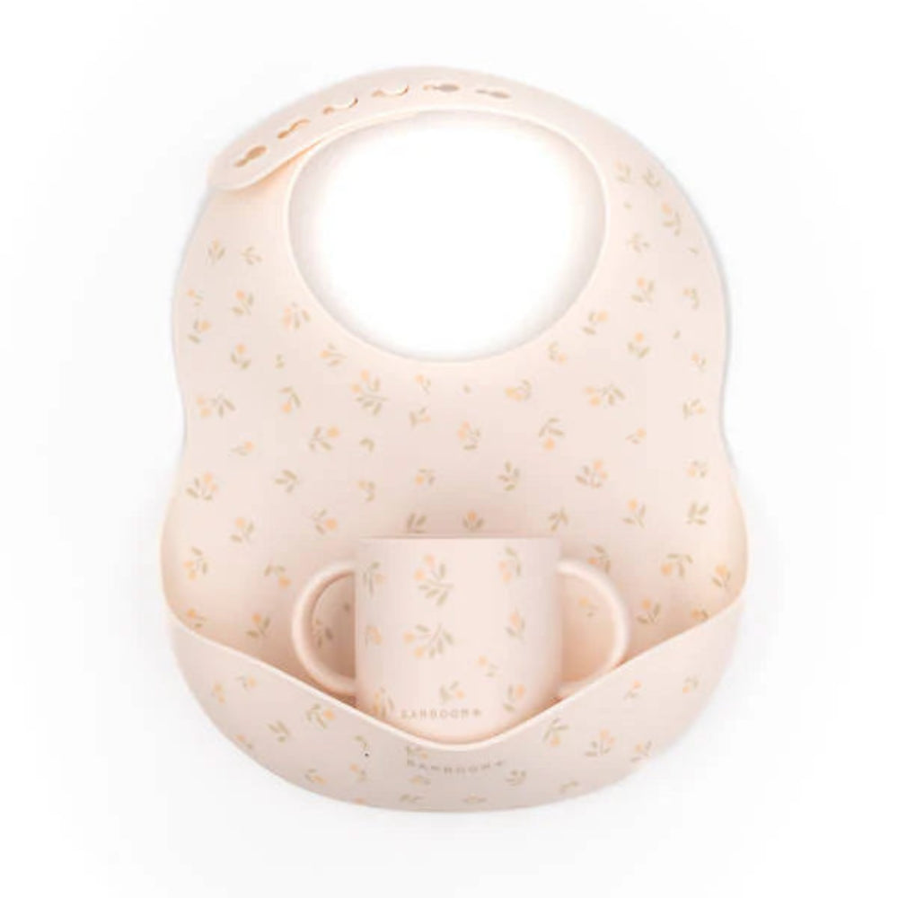 Bavaglino e tazza Tulips Bamboom (lista n Dalila)