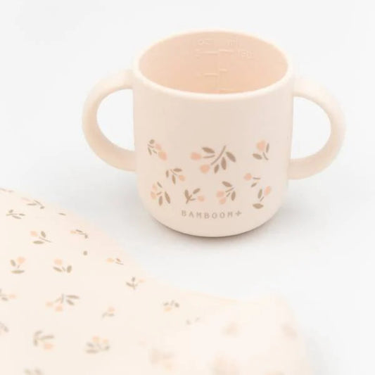 Bavaglino e tazza Tulips Bamboom (lista n Dalila)