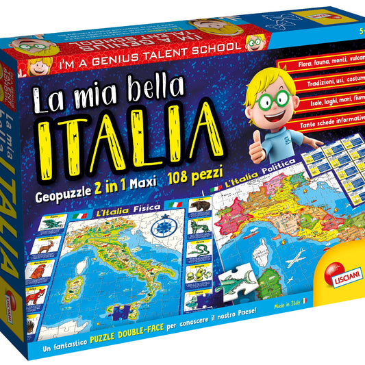 I'M A GENIUS GEOPUZZLE LA MIA BELLA ITALIA