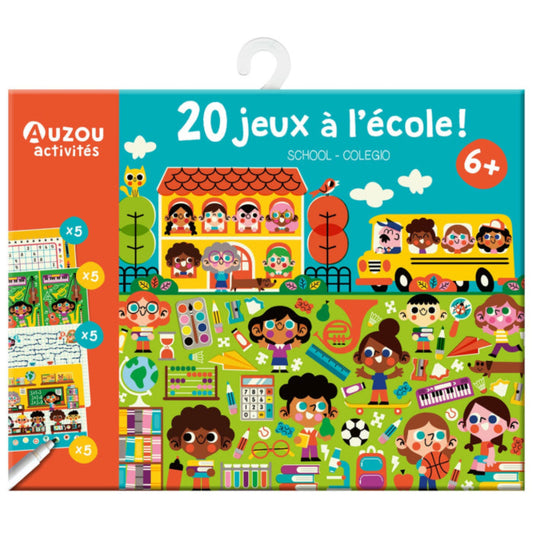 20 GIOCHI TASCABILI - A SCUOLA