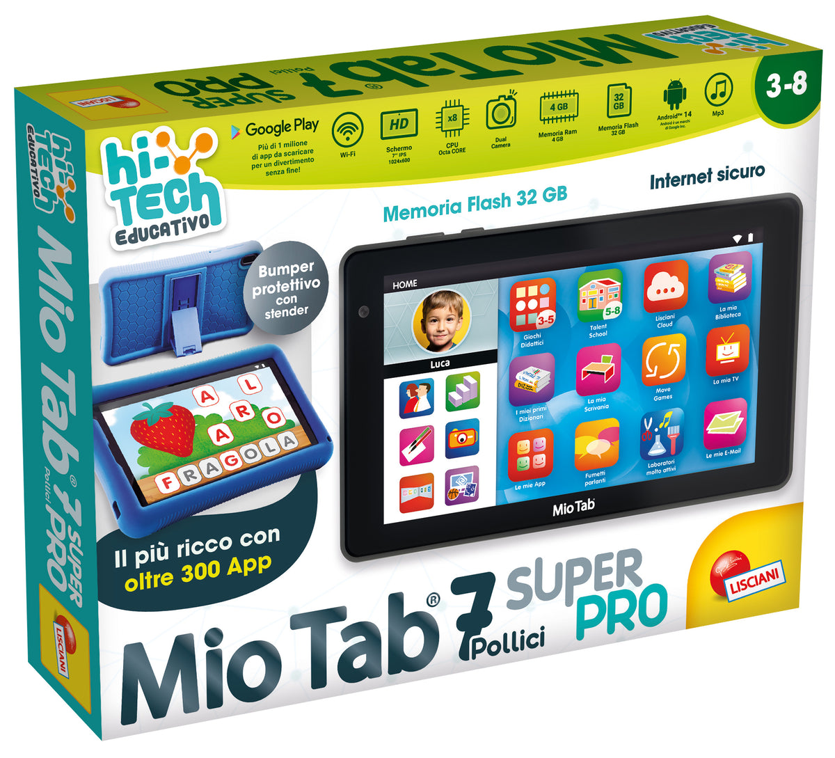 LISCIANI HI TECH ED. MIO TAB 7" SUPER PRO 108831