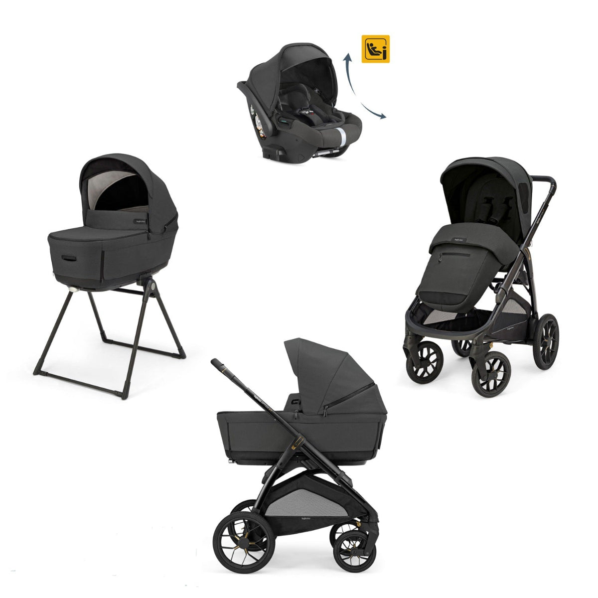 INGLESINA APTICA XT 2025 CON DARWIN RECLINE E BORSA OMAGGIO MAGNET GREY