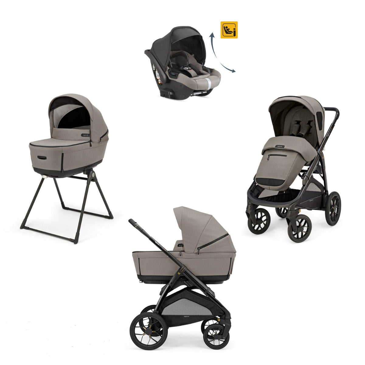 INGLESINA TRIO APTICA XT 2025 CON DARWIN RECLINE E BORSA OMAGGIO TUNDRA BEIGE