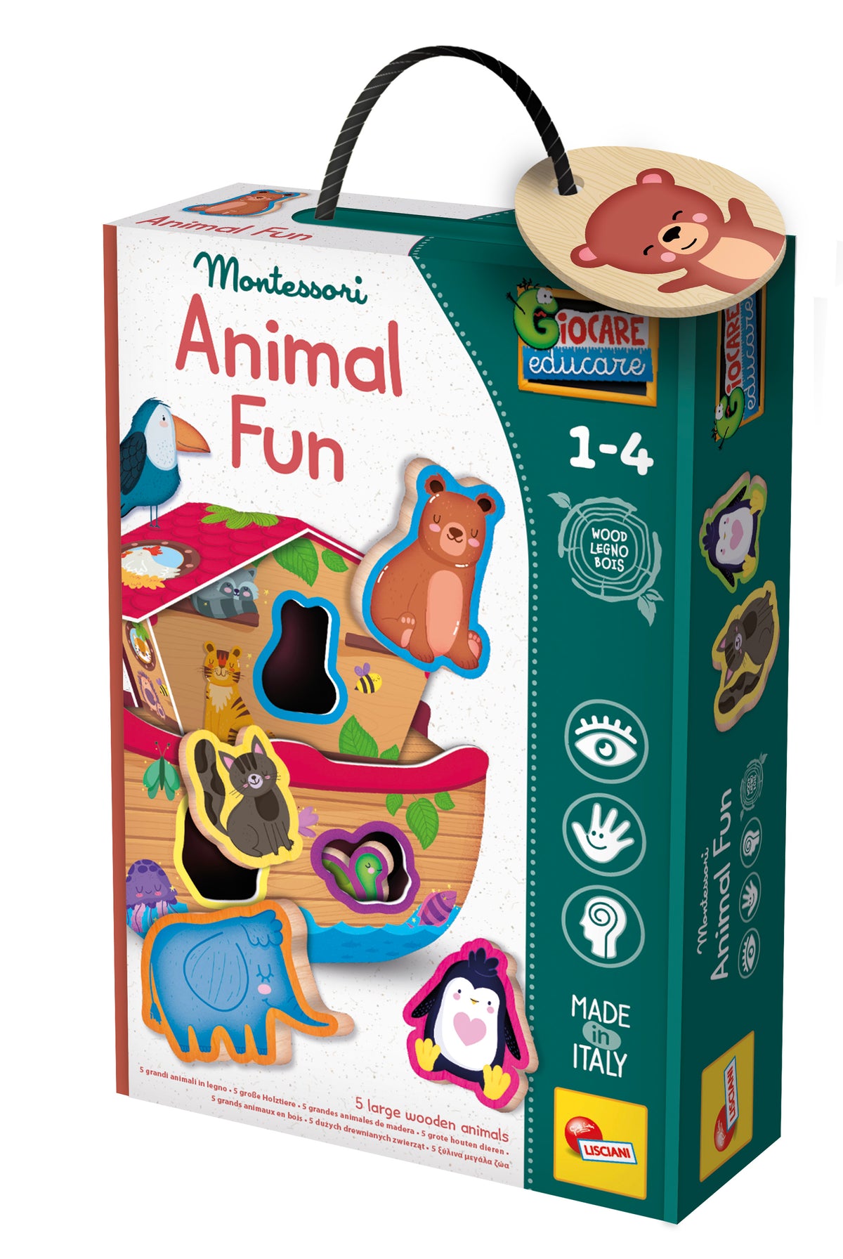 MONTESSORI BABY LEGNO BABY ANIMALS 96893