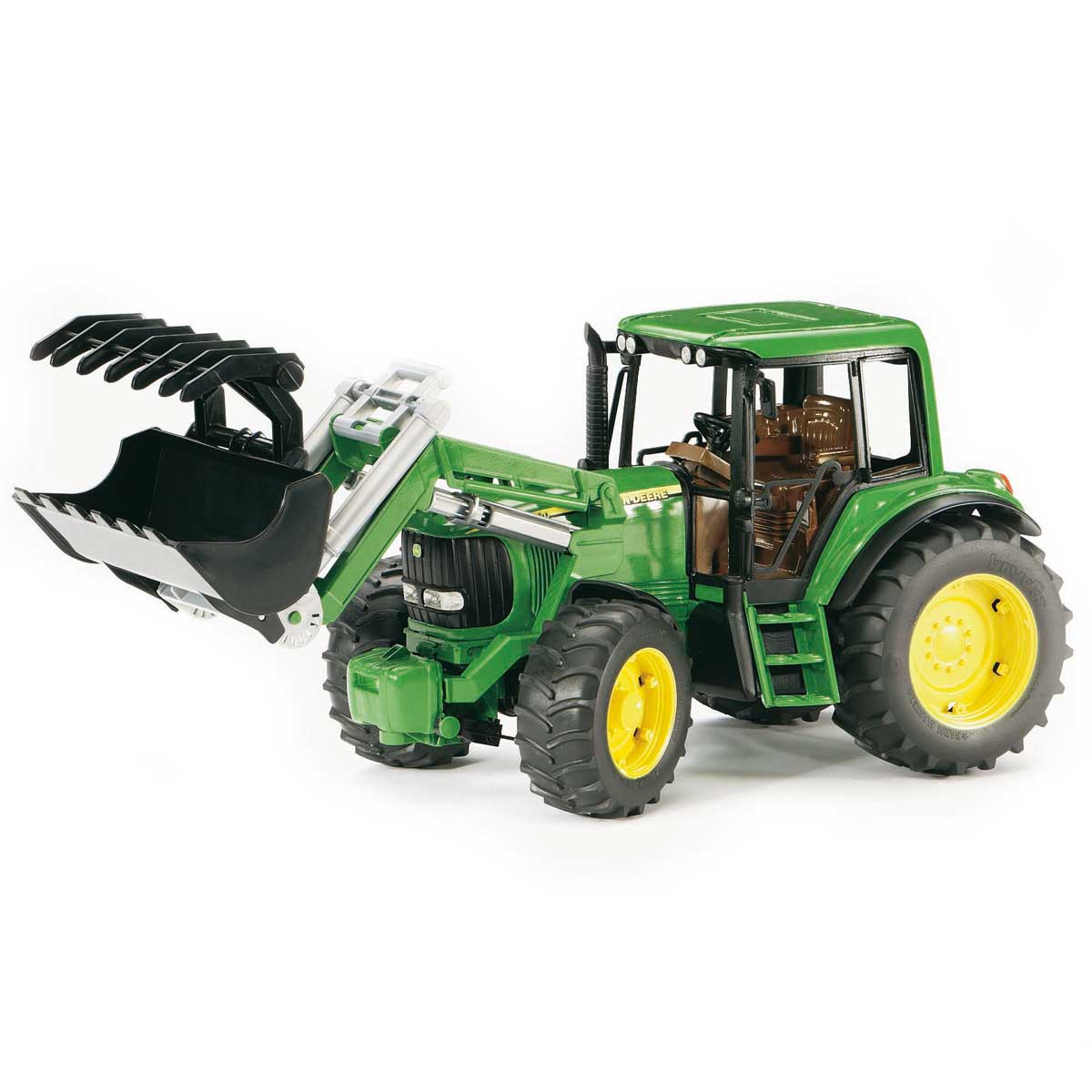 BRUDER 02052 Trattore John Deere 6920 con benna