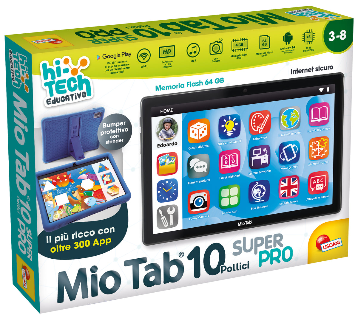 LISCIANI HI TEC ED.MIO TAB 10" SUPER PRO 108848