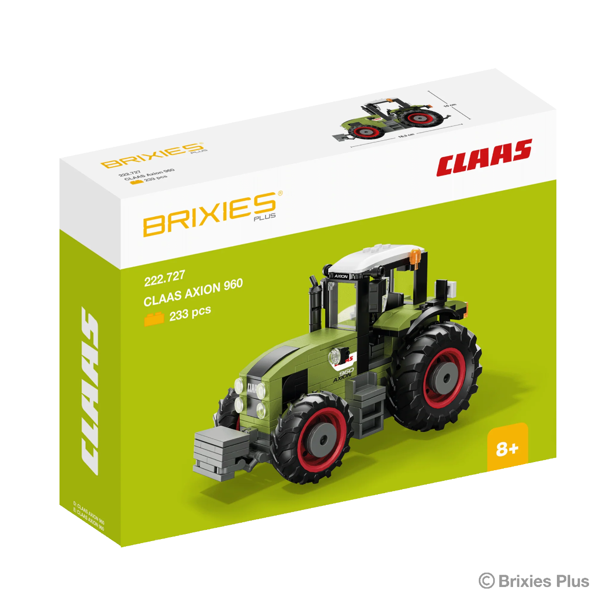 Brixies Plus - Claas - Trattore Axion 960 - 231 pz.