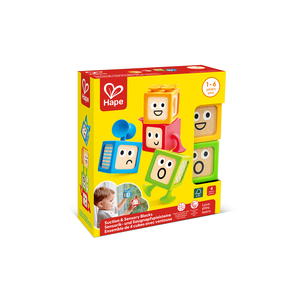 HAPE Suction Sensory Blocks E0543