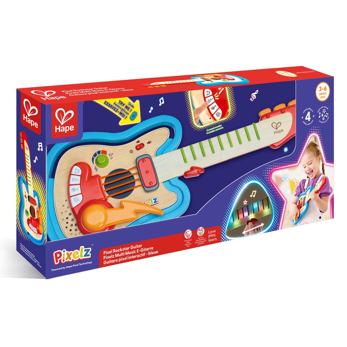 HAPE Pixel Rockstar Guitar E0647