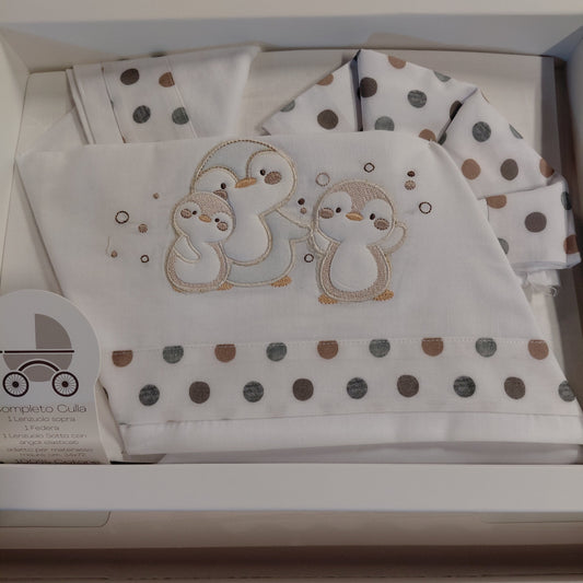 SET CULLA 3 PEZZI ECRU' EC2167BR (LISTA N. RYAN)