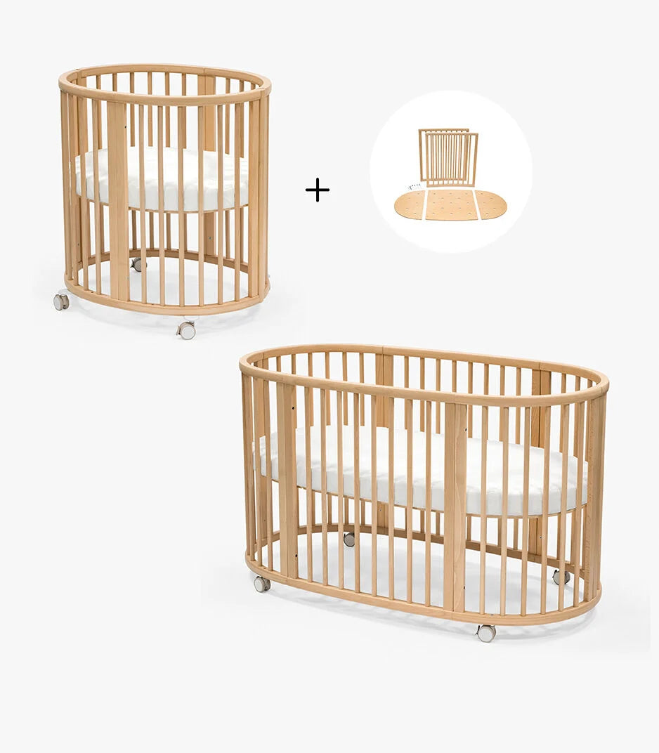 Stokke Sleepi Bundle Completo Lettino Evolutivo 0-5 Anni - NATURALE