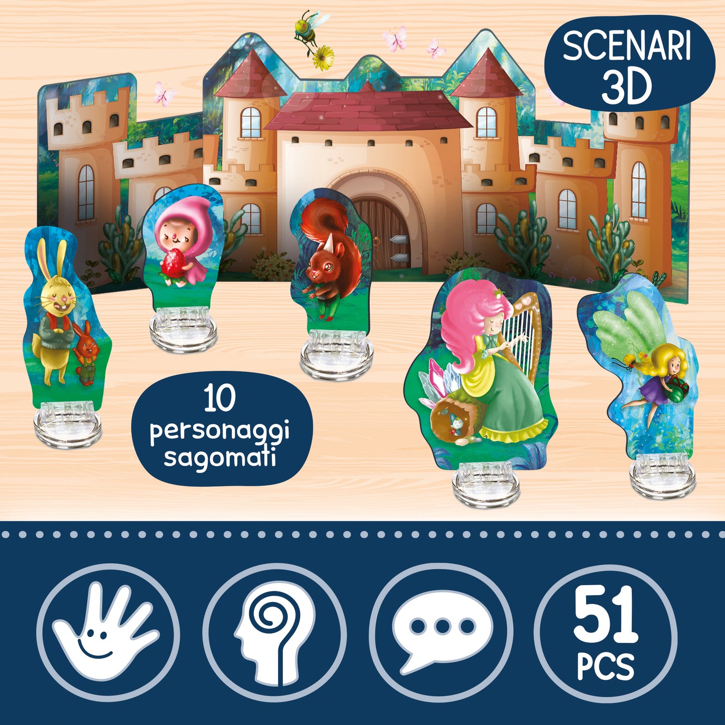 MONTESSORI L'INVENTAFAVOLE DEL MONDO FANTASTICO