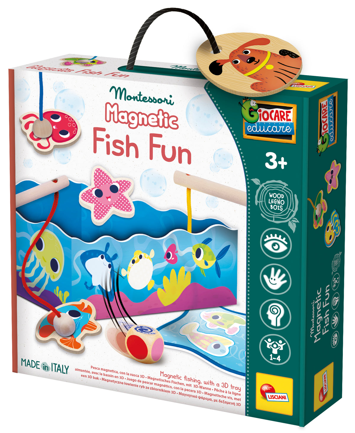 MONTESSORI BABY LEGNO FISH FUN 98354