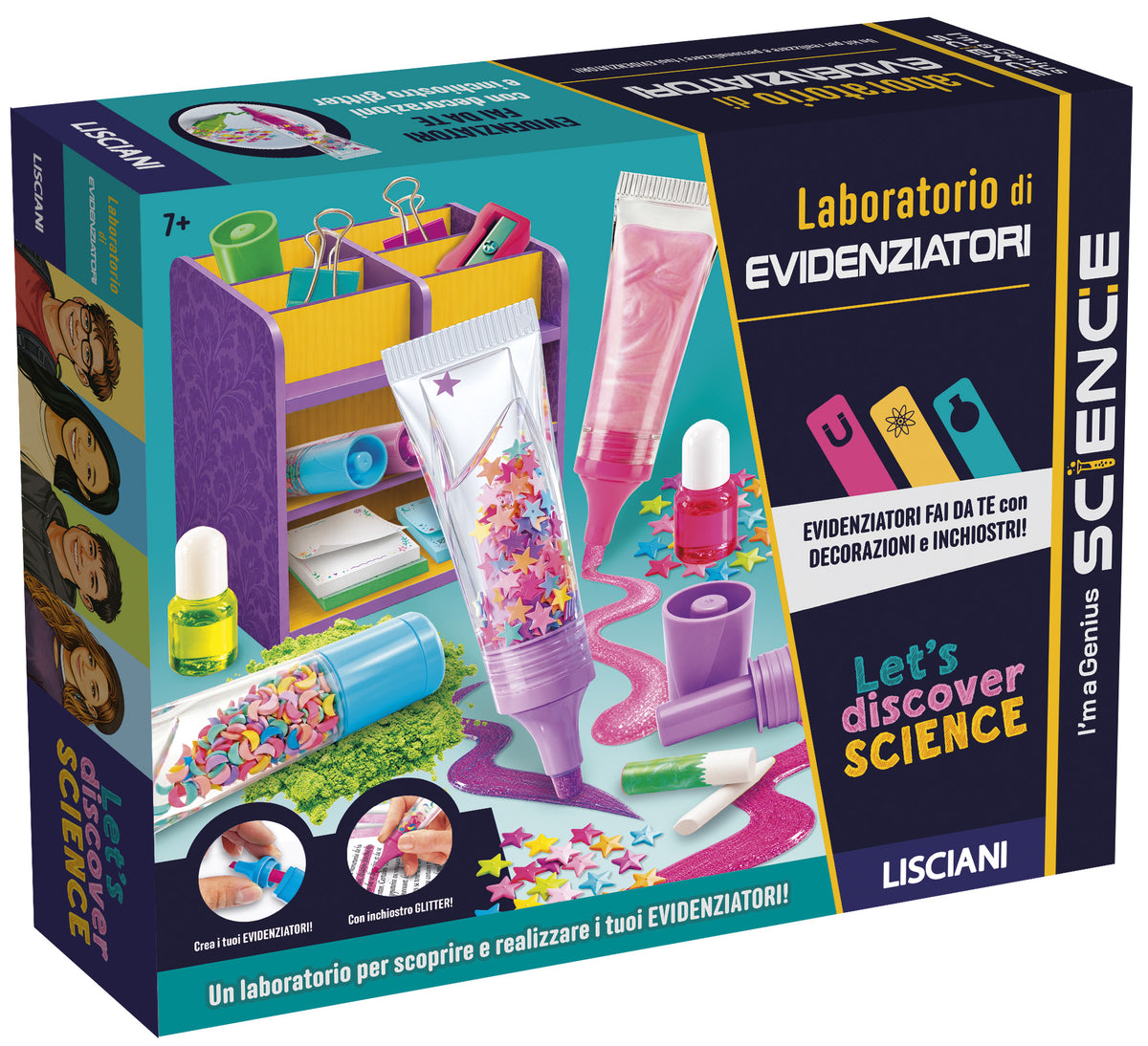 LISCIANI I'M A  GENIUS LABORATORIO DI EVIDENZIATORI 119592
