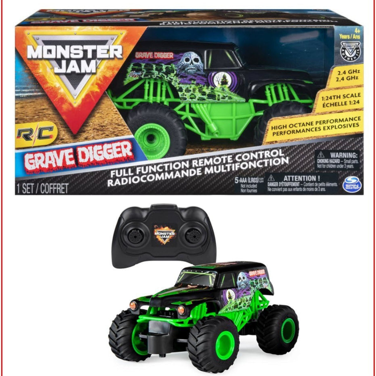 MONSTER JAM 1:24th Grave Digger RC 6044955