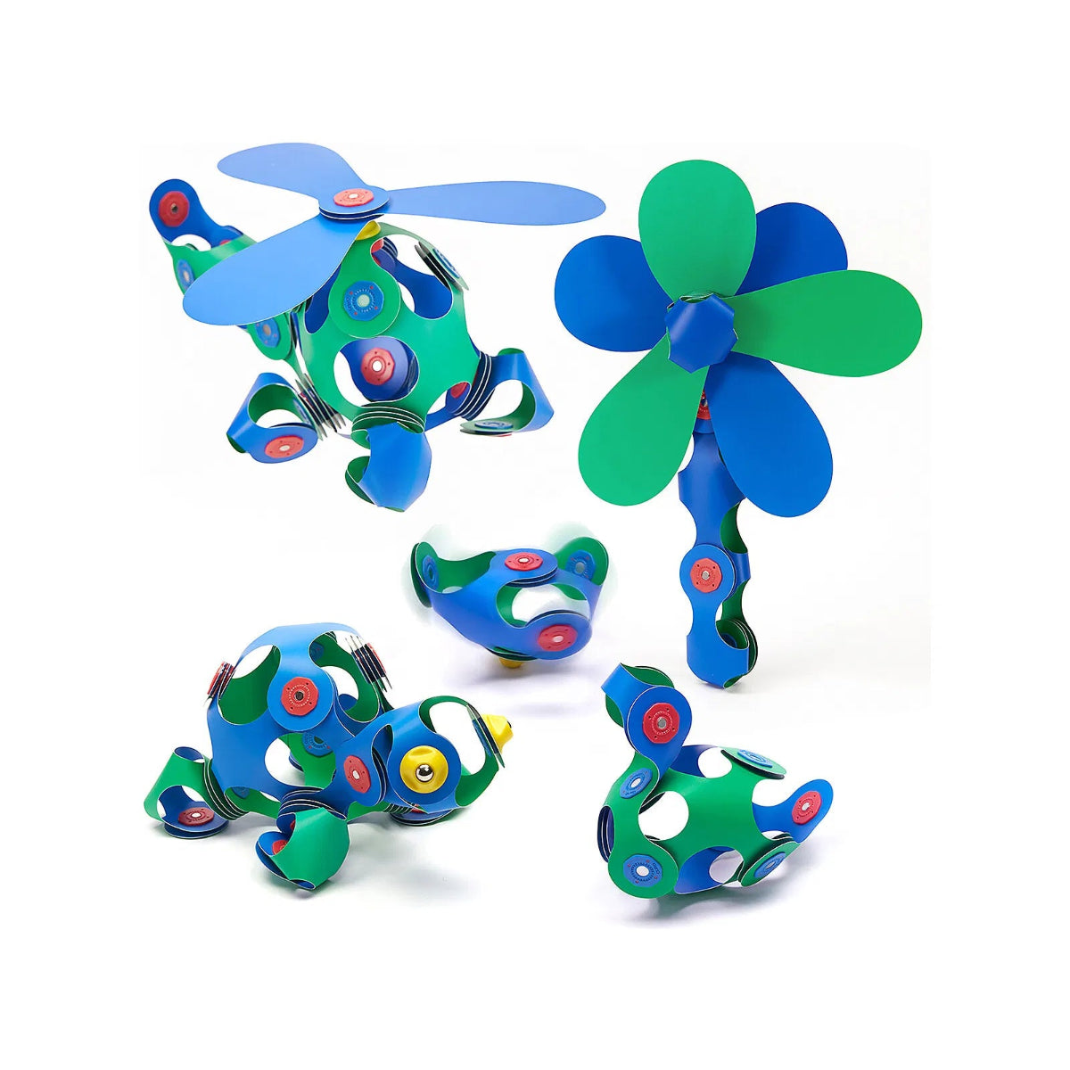 Crew Pack - 30 Pezzi - Blu Verde - Gioco Magnetico STEAM