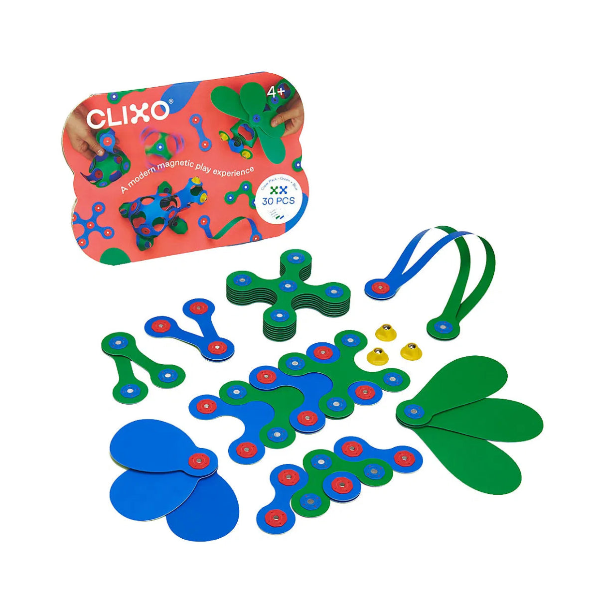 Crew Pack - 30 Pezzi - Blu Verde - Gioco Magnetico STEAM