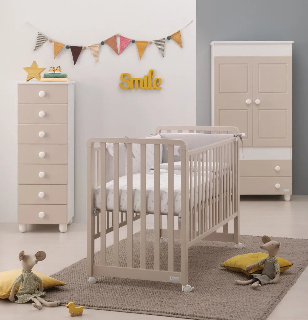 Azzurra Design 1x9 Glam Lettino Evolutivo Trasformabile
