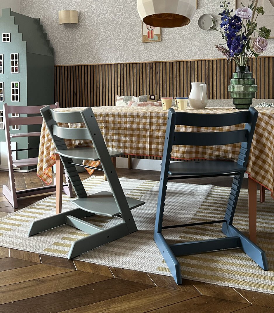 TRIPP TRAPP FJORD BLUE BUNDLE + BS + TRAY (lista n Teodoro)