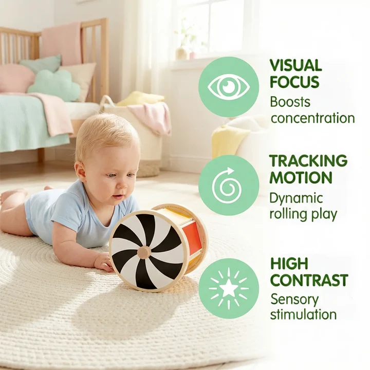 HAPE Gioco rotante con specchio Montessori E0139