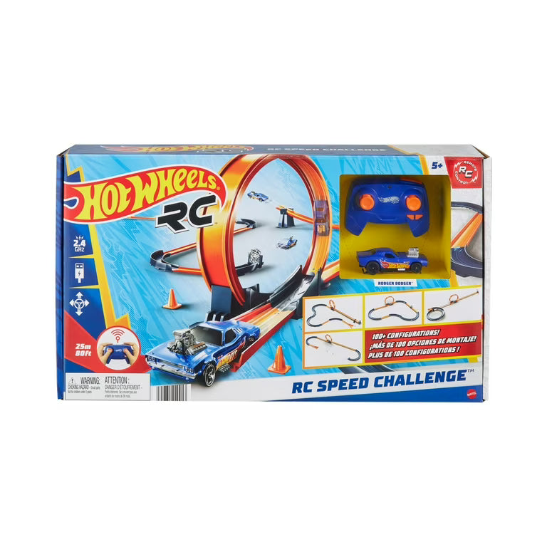 HOTWHEELS SFIDA DI VELOCITA' TRACK SET 1:64 RADIOCOM.
