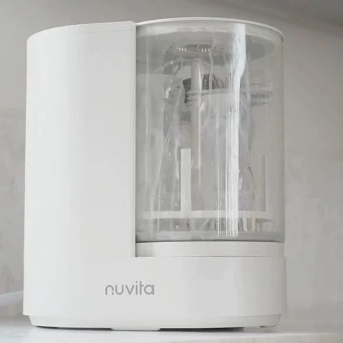 Nuvita Linda 2000 – Lavabiberon 3 in 1: lava, sterilizza e asciuga