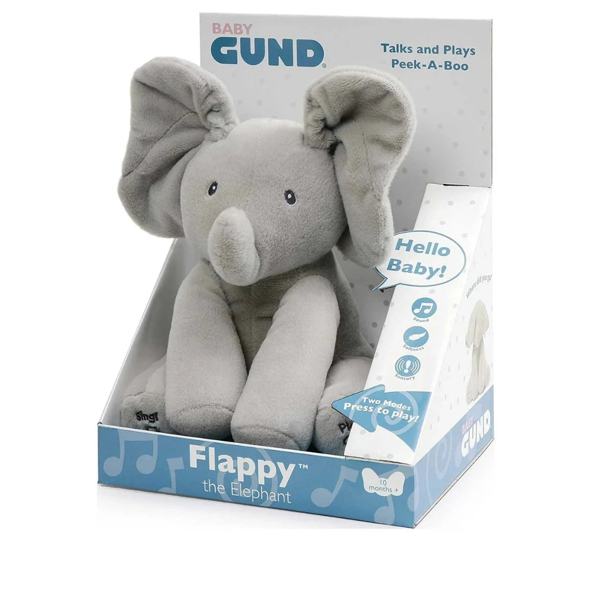 GUND Flappy Elefantino interattivo parlante