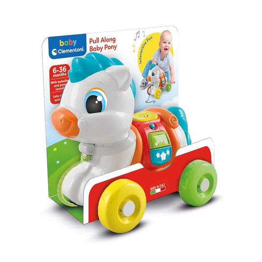 CLEMENTONI PULL ALONG BABY PONY