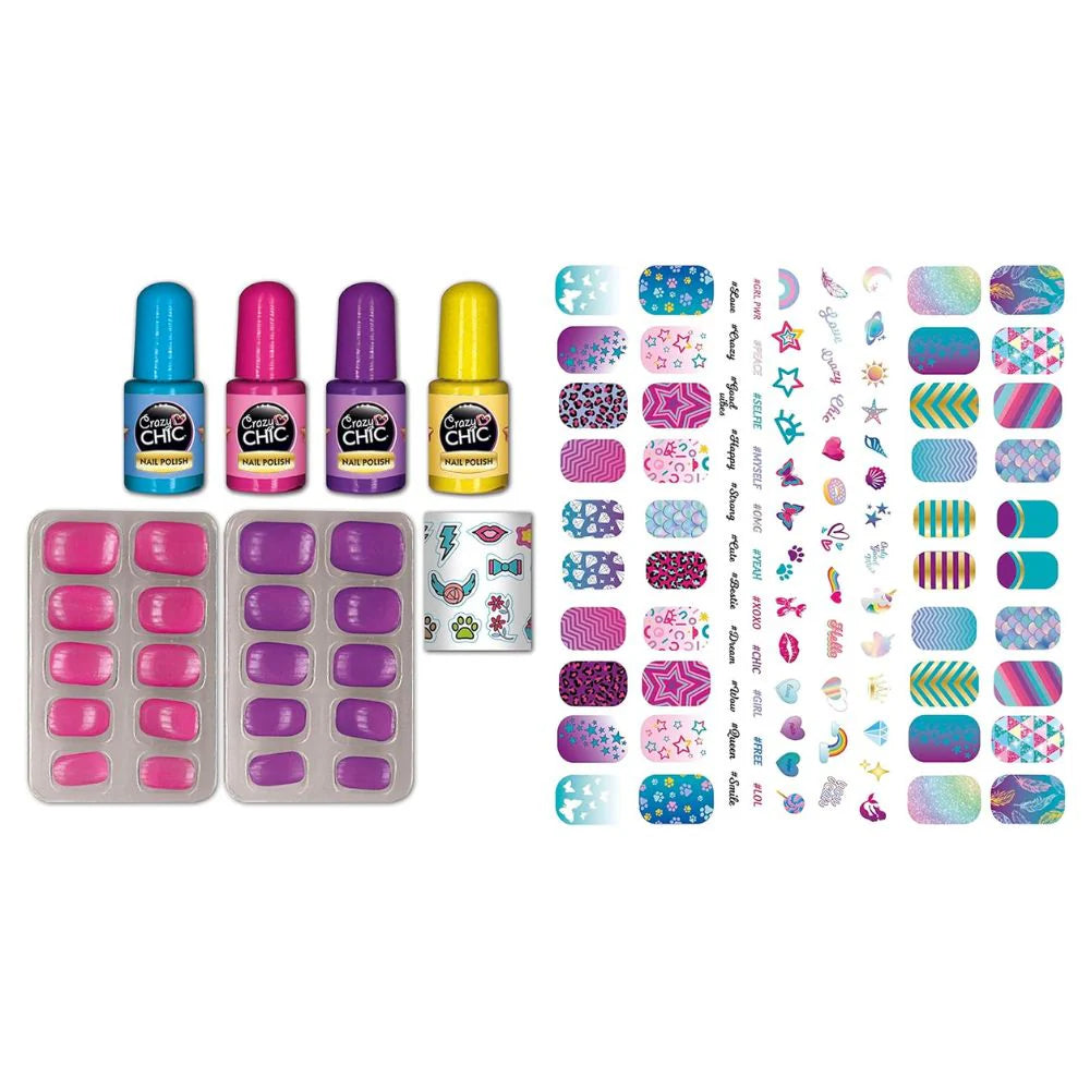 CLEMENTONI NAIL GLOW IN THE DARK (INT EU) -K-