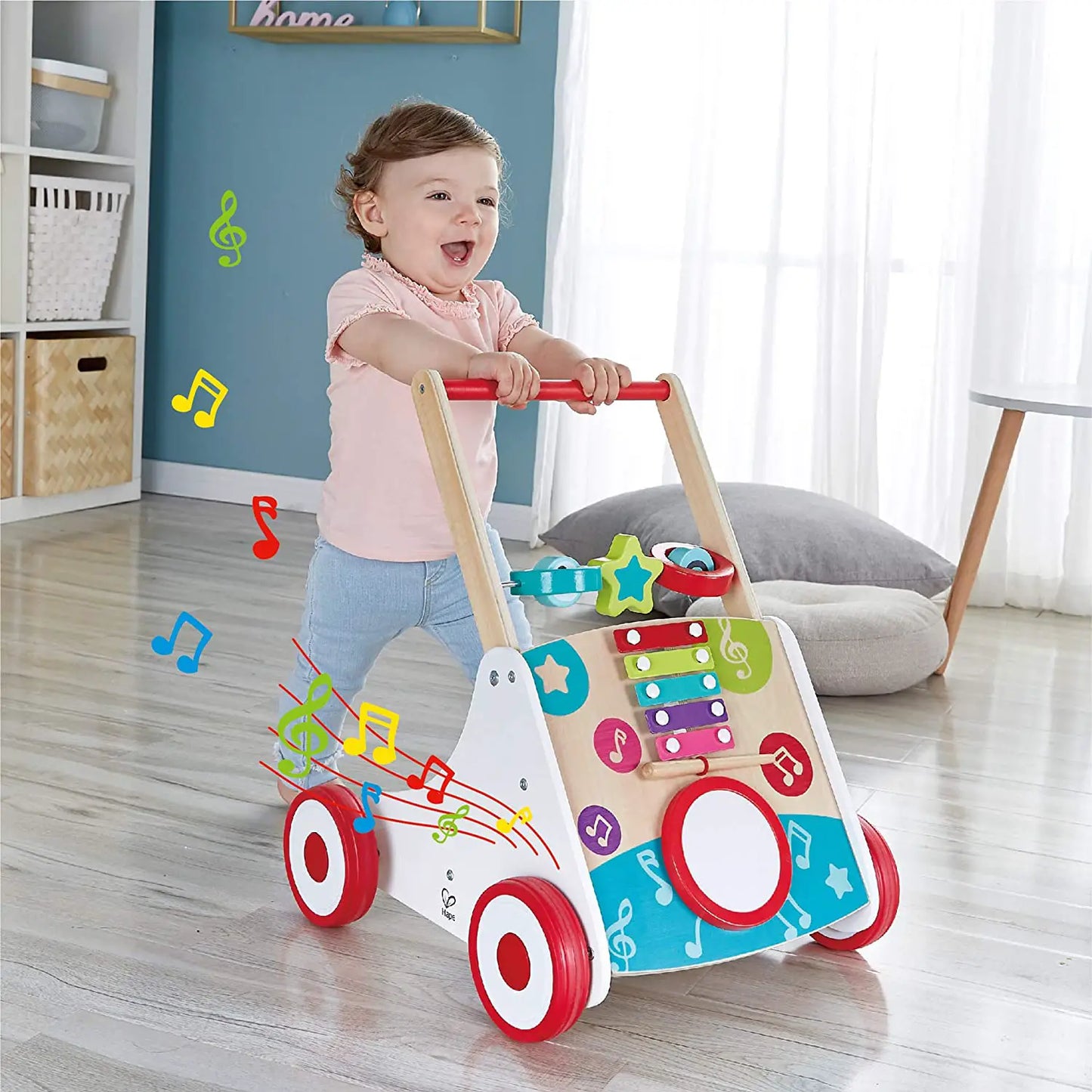hape E0383 Il mio primo carrettino musicale