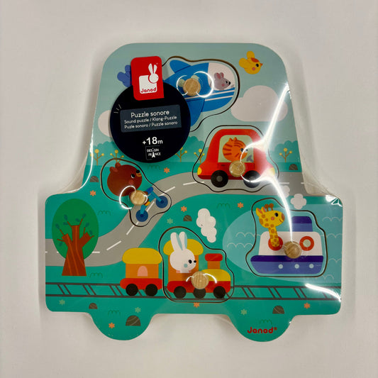 JANOD - PUZZLE MUSICALE - PICCOLI BOLIDI (lista)