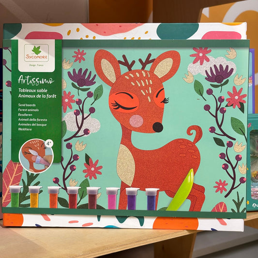 Sycomore - Pittura a Sabbia - Animali della Foresta