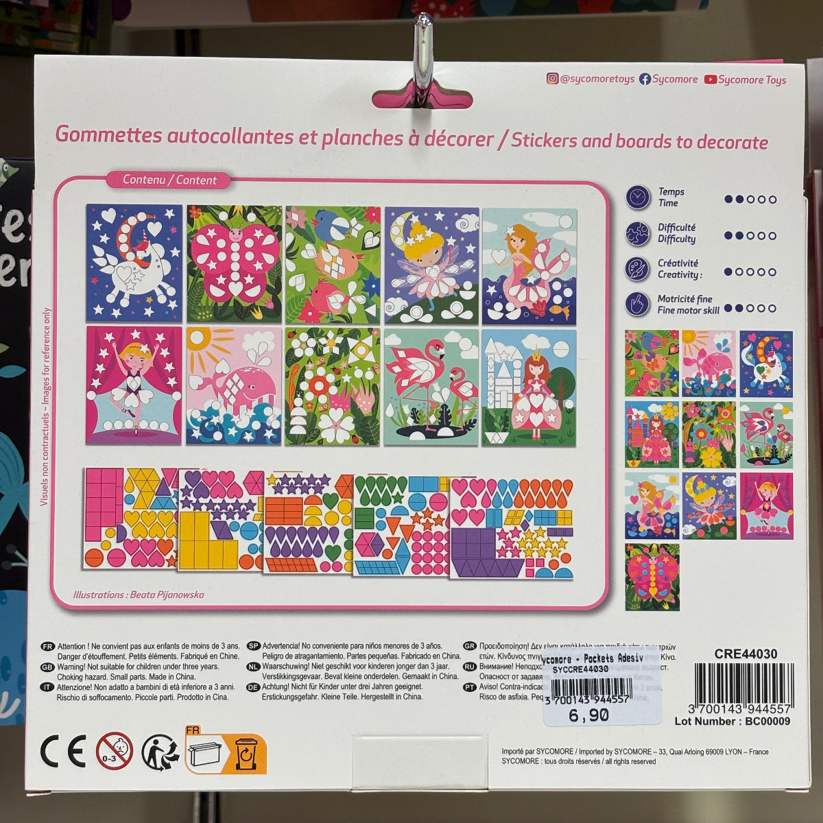 Sycomore - Pockets Adesivi - Bambina