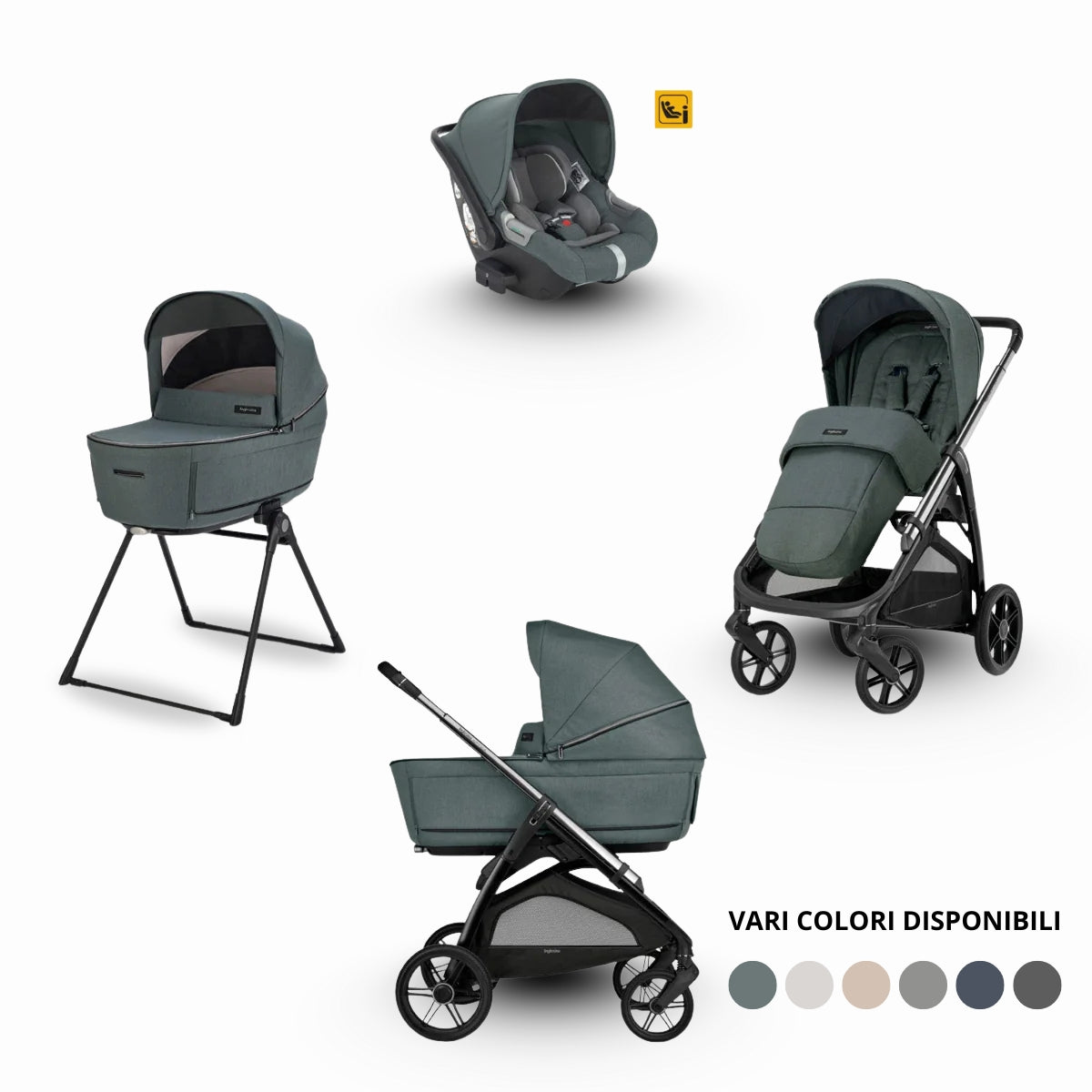 Trio Inglesina Aptica con Darwin Vari Colori 2025