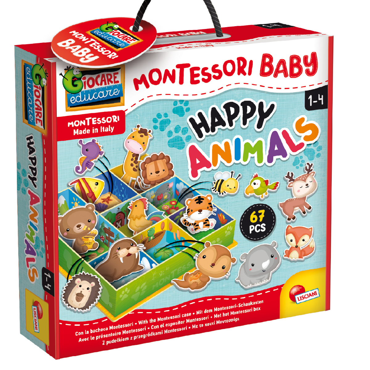 MONTESSORI BABY BACHECA HAPPY ANIMALS