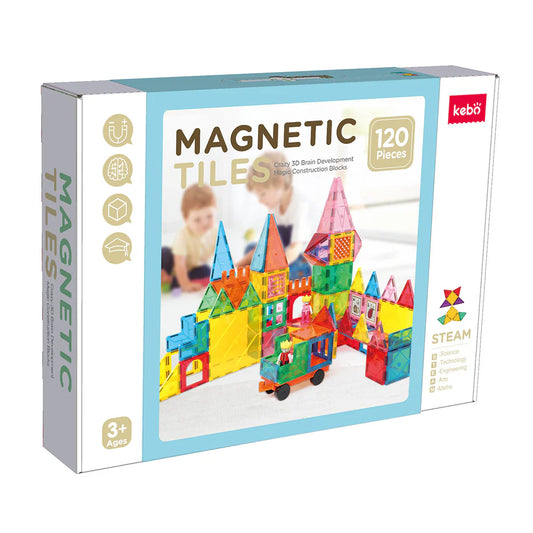 MAGNETIC TILES FORME COLORATE 120PZ