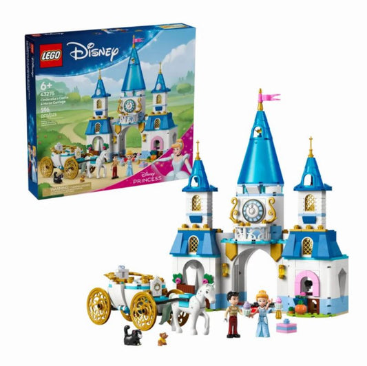lego 43275 Disney PrincessCastello e carrozza di Cenerentola