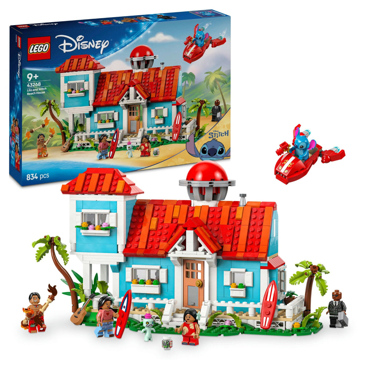 LEGO 43268 Disney Classic Casa sulla spiaggia di Lilo e Stitch