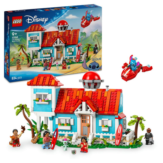 LEGO 43268 Disney Classic Casa sulla spiaggia di Lilo e Stitch