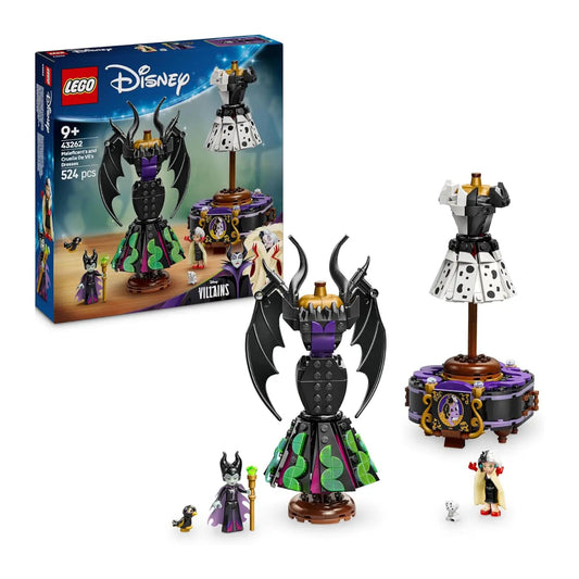 LEGO 43262 Disney Classic Abiti di Malefica e Crudelia De Mon