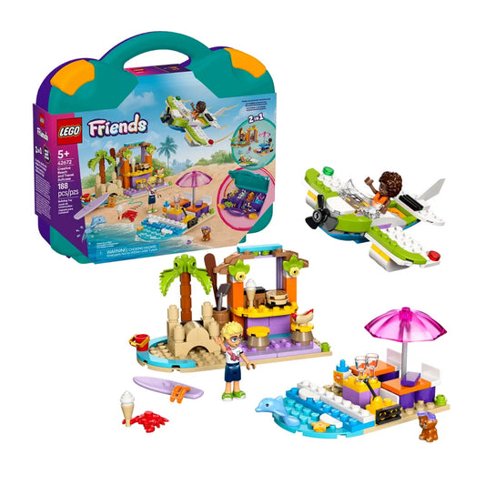 LEGO 42672 Friends Valigia creativa da spiaggia e da viaggio