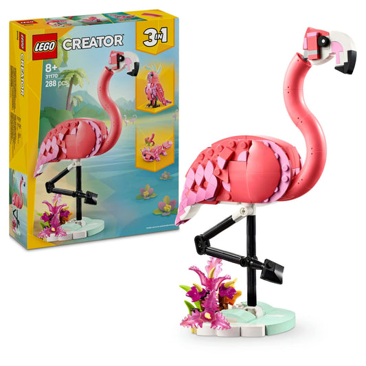 LEGO 31170 Creator Animali selvatici: fenicottero rosa