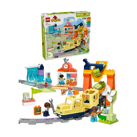 LEGO 10428 DUPLO Town Grande treno comunitario interattivo