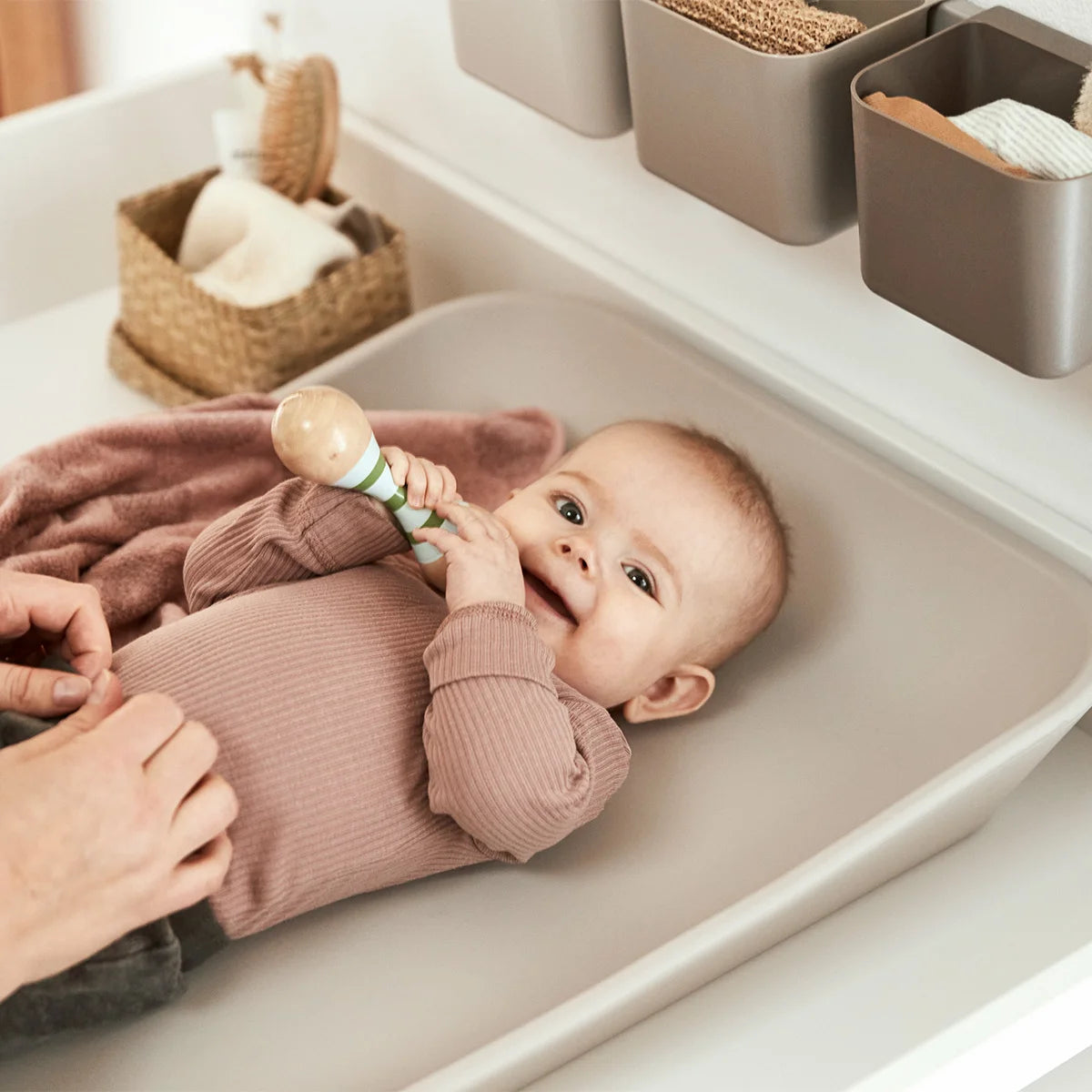 Leander Matty Fasciatoio Morbido Impermeabile Cappuccino