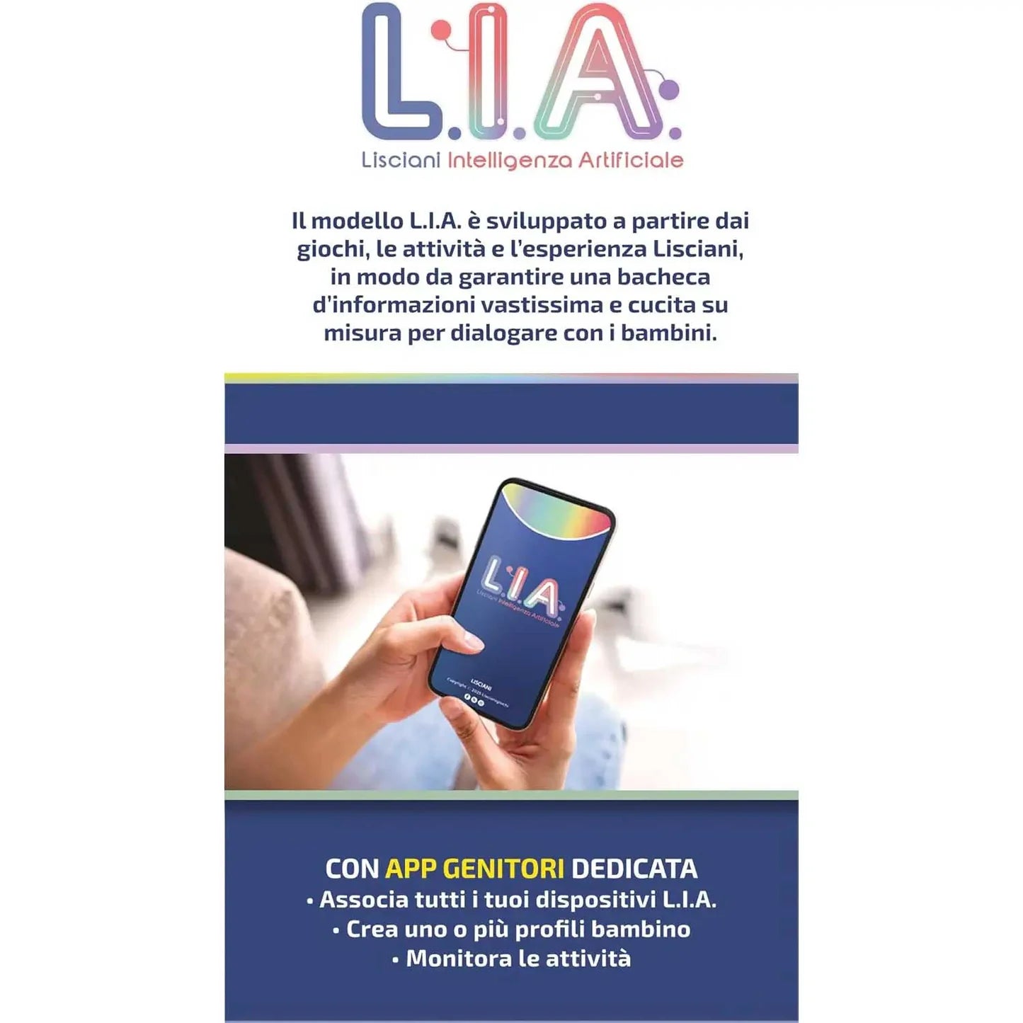 LISCIANI HI TECH EDUCATIVO L.I.A. CAROTINA INTELLIGENTE